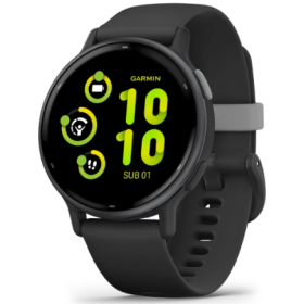 Fitness Garmin Vivoactive 5 Black Slate crni remen