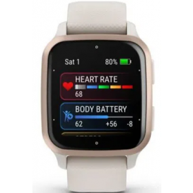 Pametni sat Garmin Venu Sq 2 Music Ivory Peach Gold