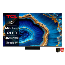 TV 50'' TCL QD-Mini LED 50C805, Google TV