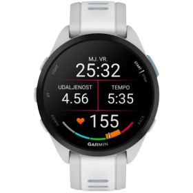 Pametni sportski sat Garmin Forerunner 165 Music Mist Gray/Whitestone
