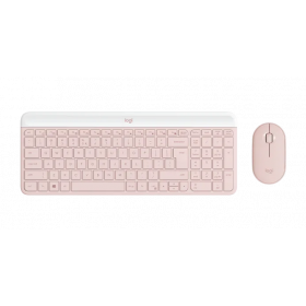 Logitech tipkovnica i miš MK470 Slim Combo - ROSE - US INT