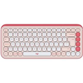 Tipkovnica Logitech POP ICON Keys, Rose - US INTL - BT