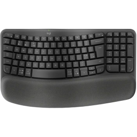Logitech tipkovnica Wave Keys wireless ergonomic keyboard - GRAPHITE - US INT