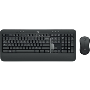 Tipkovnica + miš Logitech MK540 Advanced, bežična, siva