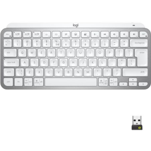 Tipkovnica Logitech MX Keys Mini, bežična, srebrna