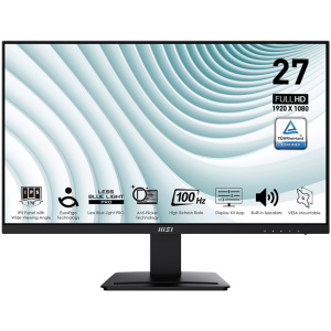 Monitor 27" MSI PRO MP273A, FHD, IPS, 100Hz