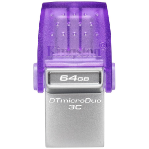 USB STICK Kingston DataTraveler microDuo 3C 64GB, USB 3.2, USB-A+C