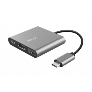 TRUST PC ADAPTER USB-C 3U1 DALYX