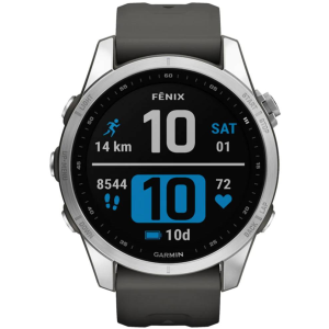 Pametni Outdoor sat Garmin Fenix 7S Stainless Steel Graphite remen
