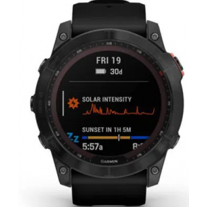 Pametni Outdoor sat Garmin Fenix 7X SOLAR Slate Gray crni remen