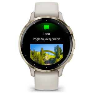 Pametni sat Garmin Venu 3S Ivory Soft Gold