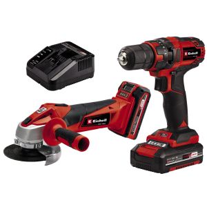 Aku set bušilica i brusilica Einhell TC-TK 18 Li Kit (CD+AG) - sa baterijom i punjačem