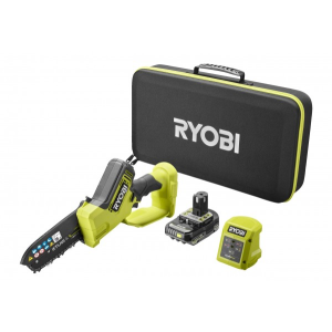 Ryobi aku pila lančana RY18PSX15A-120T (18V ONE+, mač 15cm, 1x2Ah,kofer, drugi lanac na poklon)
