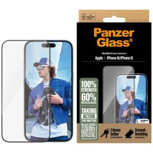 PANZER GLASS ZAŠTITNO STAKLO ZA IPHONE 16/15 ULTRA WIDE FIT