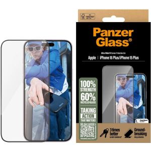 PANZER GLASS ZAŠT.STAKLO IPHONE 16 PLUS/15 PLUS ULTRA WIDE FIT