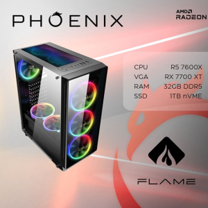 Računalo Phoenix FLAME Y-529 AMD R5/32/1TB/RX7700XT