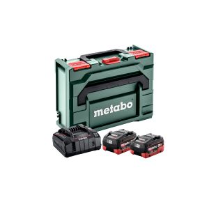 Aku starter set Metabo - 2x baterija 18V/10,0Ah + punjač ASC 145