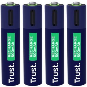 TRUST BATERIJE PUNJIVE USB-C 4x AAA I KABEL