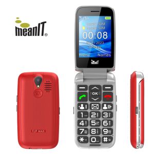 Mobitel MeanIT senior Flip Max crveni