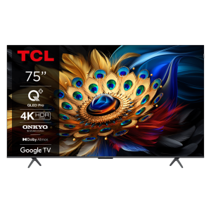 TV 75" TCL QLED 75C655, Google TV