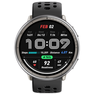 Pametni sat Amazfit Active 2 (Round) Black Sport Silicone