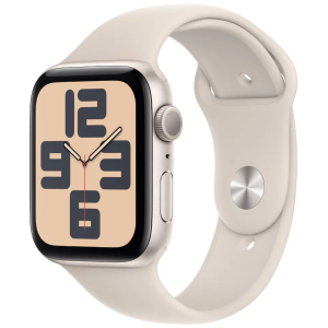 OUT Apple Watch SE2 v2 GPS 44mm Starlight aluminium case with Starlight sport band - M/L - KORIŠTENI ARTIKL
