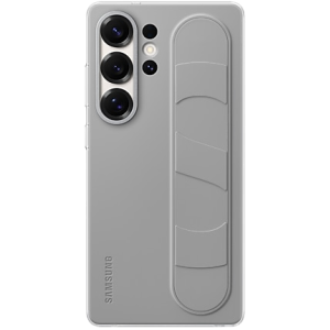 Silikonska maska s remenom za Samsung Galaxy S25 Ultra siva EF-GS938CJEGWW