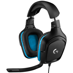 Slušalice Logitech G432, 7.1 gaming, žičane, crno-plave