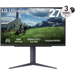 Monitor 27" LG UltraGear 27GS85Q, QHD, IPS, 180Hz