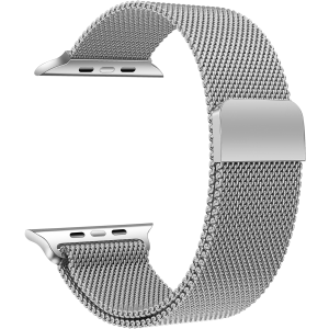 KSIX izmjenjivi metalni remen kompatibilan s Apple Watch 42/44/45/49mm srebrni