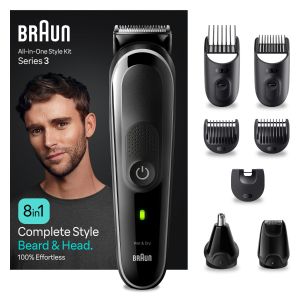 Šišač za tijelo/kosu/bradu Braun 8u1 3440*
