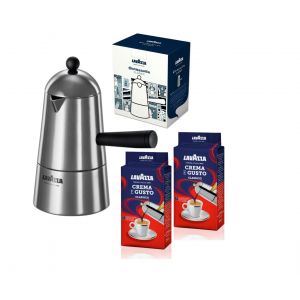 Aparat za kavu Lavazza kafetijera Carmencita classic - moka + 2kom Kava LAVAZZA mljevena Crema E Gusto 250g