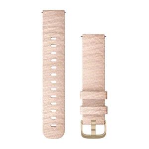 Zamjenski remen Garmin za vivomove3S/3/Style 20mm - Blush Pink Nylon (LightGold kopča)