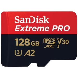 Memorijska kartica Sandisk Extreme Pro 128GB, class 10, V30 UHS-I U3, sa adapterom