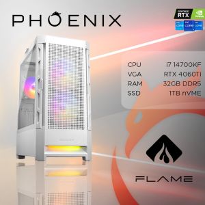 Računalo Phoenix FLAME Y-604 Intel i7/32/1TB/700W/RTX4060Ti