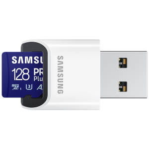 MicroSD memorijska kartica Samsung 128GB PRO Plus s čitačem MB-MD128SB/WW