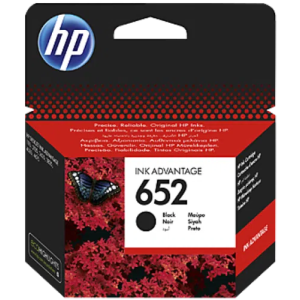 OUT_Tinta HP 652 Black Original Ink Advantage Cartridge, F6V25AE - OTVORENA AMBALAŽA