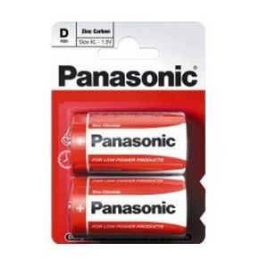 Baterije Zinc Carbon Panasonic R20RZ/2BP