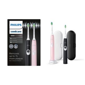 Četkica za zube Philips Sonicare HX6800/35 ProtectiveClean 4300, DUO Pink & Black