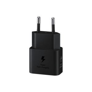 Punjač Samsung T2510 25W Fast Charge USB-C crni bez kabela EP-T2510NBEGEU
