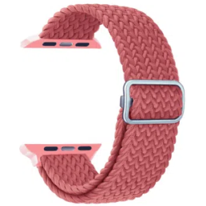 KSIX iizmjenjivi najlonski remen kompatibilan s Apple Watch 42/44/45mm, koraljni