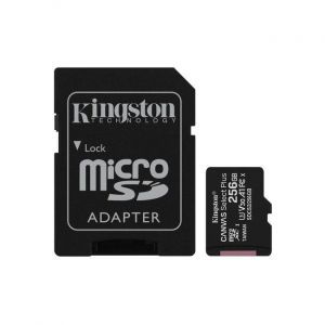 Memorijska kartica Kingston 256GB microSD Canvas Select Plus, class 10 UHS-I, sa adapterom