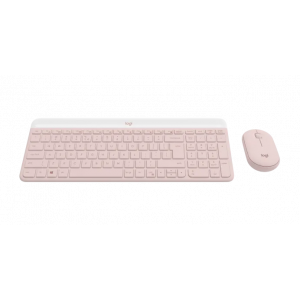 Logitech tipkovnica i miš MK470 Slim Combo - ROSE - US INT