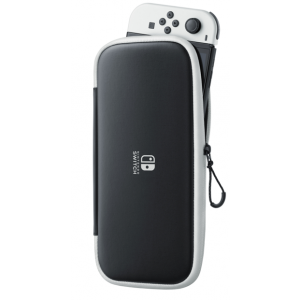 Nintendo Switch Carrying Case & Screen Protector Black & White