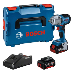 Aku udarni stezač Bosch Professional GDS 18V-450 PC + L-BOXX + 2xAKU - sa baterijom i punjačem