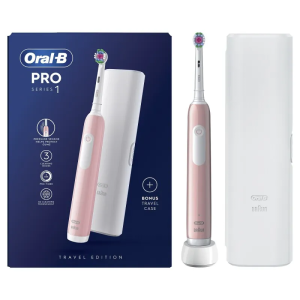 Četkica za zube OralB PRO 1 BLACK + Travel Case