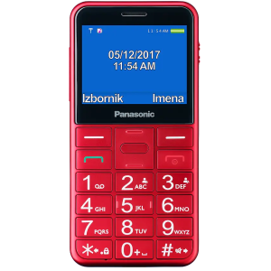 Mobitel Panasonic KX-TU155 crveni