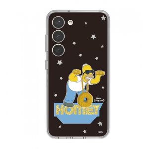 Pozadina za zaštitnu masku s okvirom Simpsons za Samsung Galaxy S23 crna GP-TOS911SBBYW
