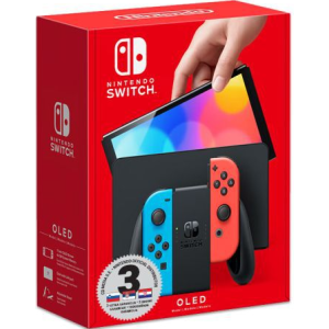 Nintendo Switch OLED Console - Red & Blue Joy-Con ADG
