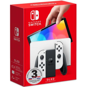 Nintendo Switch OLED Console - White Joy-Con ADG